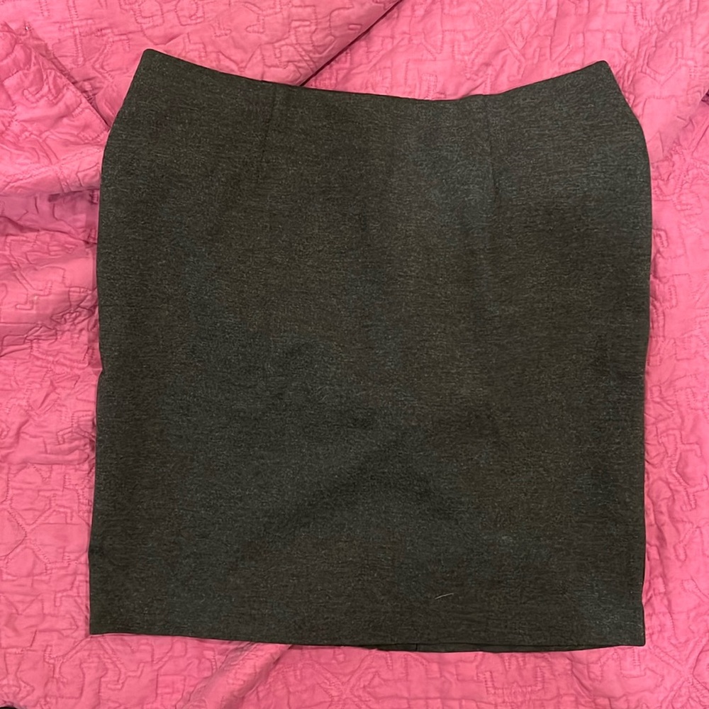 Heather grey J JILL Ponte skirt